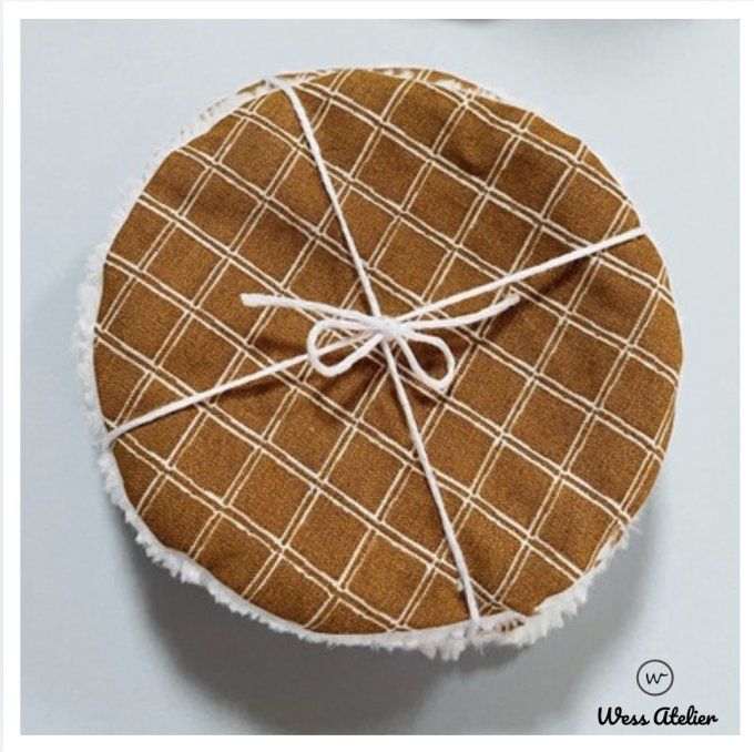 Lot Lingettes carreaux bruns 